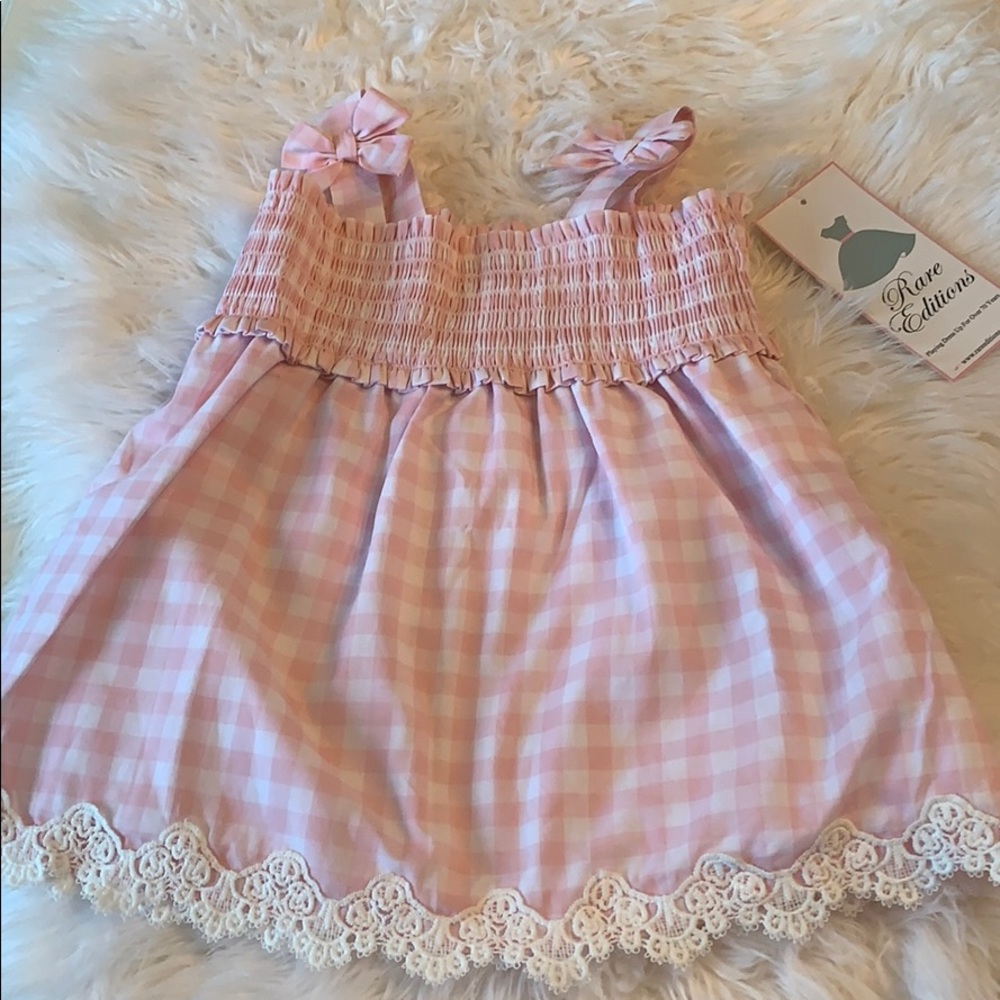 Rare Editions 2T smocked dress- TOO CUTE 💗